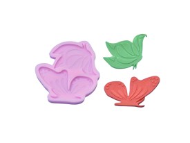 Molde silicona mariposas volando